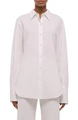 ヘルムート ラング レディース トップス シャツ コットン Helmut Lang Open Tie Back Cotton Shirt WHITE ホワイトのサムネイル
