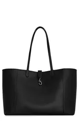 レベッカミンコフ レディース バッグ レザー Rebecca Minkoff Megan EastWest Leather Tote BLACK ブラックのサムネイル