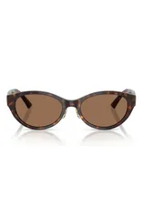 ジミーチュー レディース アクセサリー サングラス・アイウェア Jimmy Choo 55mm Oval Sunglasses HAVANA DARK BROWN ブラウンのサムネイル