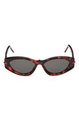 クリスチャン・ルブタン レディース アクセサリー サングラス・アイウェア Christian Louboutin 55mm Cat Eye Sunglasses RED HAVANA GOLD ZEI