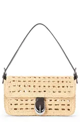 スタウド レディース バッグ STAUD Harlow Raffia Shoulder Bag RAFFIA CROCHETのサムネイル