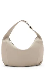 マンゴ レディース バッグ レザー MANGO Leather Shoulder Bag ECRU エクリュのサムネイル