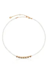 エティカ レディース アクセサリー ネックレス・チョーカー レース Ettika Freshwater Pearl Cubic Zirconia Necklace GOLD ゴールドのサムネイル