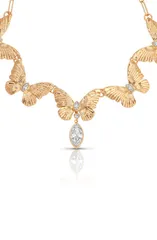 エティカ レディース アクセサリー ネックレス・チョーカー レース Ettika Crystal Butterfly Choker Necklace GOLD ゴールドのサムネイル