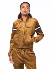 セルジオタッキーニ レディース アウター ジャケット・ブルゾン Sergio Tacchini Womens Cordurato Track Jacket BRONZE BROWN ブラウンのサムネイル