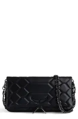 ザディグ エ ヴォルテール レディース バッグ Zadig Voltaire Rock XLarge Scaled Crossbody Bag NOIRのサムネイル