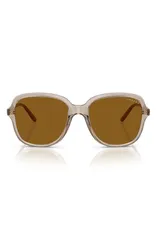 ヴォーグ レディース アクセサリー サングラス・アイウェア VOGUE 53mm Polarized Square Sunglasses CARAMEL POLARIZEDのサムネイル