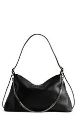 ザディグ エ ヴォルテール レディース バッグ Zadig Voltaire Jim Shoulder Bag BLACK ブラックのサムネイル