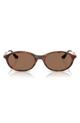 ヴォーグ レディース アクセサリー サングラス・アイウェア VOGUE 52mm Oval Sunglasses DARK HAVANAのサムネイル
