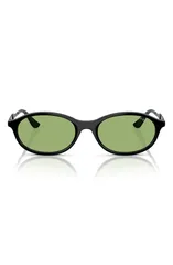 ヴォーグ レディース アクセサリー サングラス・アイウェア VOGUE 52mm Oval Sunglasses BLACK GREEN ブラックのサムネイル