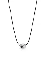 エティカ レディース アクセサリー ネックレス・チョーカー レース Ettika Polished Pebble Pendant Necklace RHODIUMのサムネイル