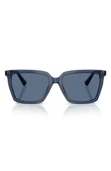 ジミーチュー レディース アクセサリー サングラス・アイウェア Jimmy Choo 55mm Square Sunglasses TRANSPARENT NAVY BLUE ネイビーのサムネイル