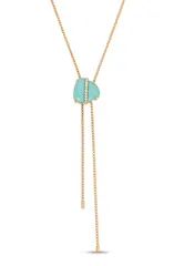 エティカ レディース アクセサリー ネックレス・チョーカー レース Ettika Reconstituted Turquoise Solstice Bolo Necklace TURQUOISE ターのサムネイル