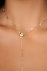 エティカ レディース アクセサリー ネックレス・チョーカー レース Ettika Santorini Shell YNecklace GOLD ゴールドのサムネイル