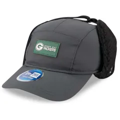 ニューエラ メンズ アクセサリー 帽子 Mens New Era Charcoal Green Bay Packers 2025 Sideline Cold Weatherunner Dog Earのサムネイル