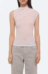 ヘルムート ラング レディース トップス シャツ シアー Helmut Lang Twist Sheer Tank OPTIC WHITE ホワイトのサムネイル