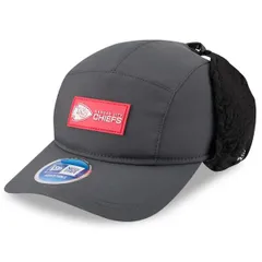ニューエラ メンズ アクセサリー 帽子 Mens New Era Charcoal Kansas City Chiefs 2025 Sideline Cold Weatherunner Dog Earのサムネイル