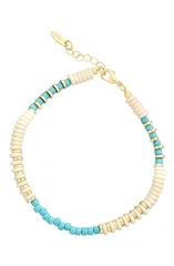 エティカ レディース アクセサリー ブレスレット・バングル・アンクレット アンクル Ettika Ocean Tide Bead AnkletURQUOISE ターコイズのサムネイル