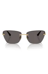 ヴォーグ レディース アクセサリー サングラス・アイウェア VOGUE 59mm Rimless Cat Eye Sunglasses GOLD ゴールドのサムネイル