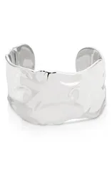 エティカ レディース アクセサリー ブレスレット・バングル・アンクレット Ettika Thick Sculpted Cuff Bracelet SILVER シルバーのサムネイル