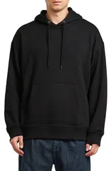 ジースター メンズ アウター パーカー・スウェット 刺繍 フリース GSTAR Embroide red Heavyweight Fleece Hoodie DARK BLACK ブラックのサムネイル