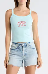 ビラボン レディース トップス シャツ リブニット グラフィック Billabong Day Trip Forever Graphic Rib Knitank CLEARWATERのサムネイル