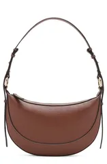 マンゴ レディース バッグ レザー フェイクレザー MANGOval Faux Leather Shoulder Bag LEATHERのサムネイル