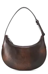 スタウド レディース バッグ レザー STAUD Alden Leather Shoulder Bag ESPRESSOのサムネイル