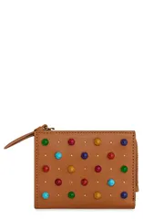 レベッカミンコフ レディース アクセサリー 財布 レザー Rebecca Minkoff Slimegan Leather Wallet CARAMELLOのサムネイル
