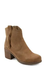 アース レディース シューズ ブーツ・レインブーツ ヒール Earth Irene Block Heel Zip Bootie Women TAN タンのサムネイル
