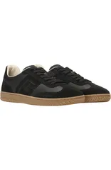 バルマン レディース シューズ スニーカー スエード レザー Balmain Swan trainers in smooth leather and suede Women black ブラックのサムネイル