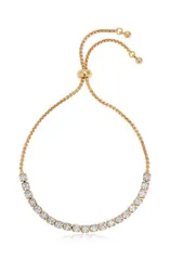 エティカ レディース アクセサリー ブレスレット・バングル・アンクレット Ettikadjustable Cubic Zirconia Bracelet GOLD ゴールドのサムネイル