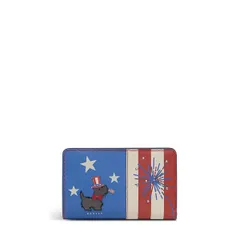ラドリー レディース アクセサリー 財布 Radley Fireworks And Stripes Medium Flapover Wallet Cobalt コバルトのサムネイル