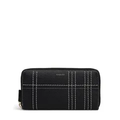 ラドリー レディース アクセサリー 財布 Radley Calvert Way Check Large Zip Around Wallet Black ブラックのサムネイル