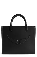 ザディグ エ ヴォルテール レディース バッグ Zadig Voltaire Angel Tote Bag BLACK ブラックのサムネイル