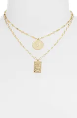 エティカ レディース アクセサリー ネックレス・チョーカー レース Ettika Set of 2 Pendant Necklaces GOLD ゴールドのサムネイル