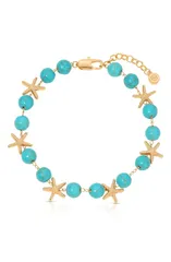 エティカ レディース アクセサリー ブレスレット・バングル・アンクレット アンクル Ettika Starfish Turquoise AnkletURQUOISE ターコイズのサムネイル