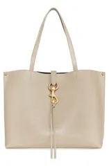 レベッカミンコフ レディース バッグ レザー Rebecca Minkoff Megan Leather Tote STONE ストーンのサムネイル