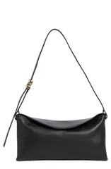 メイドウェル レディース バッグ レザー Madewell The Date Night Leather Shoulder Bag TRUE BLACK ブラックのサムネイル