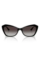 ヴォーグ レディース アクセサリー サングラス・アイウェア VOGUE 56mm Cat Eye Sunglasses BLACK ブラックのサムネイル