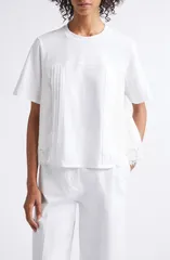 スリーワンフィリップリム レディース トップス Tシャツ コットン 31 Phillip Limixed Media Cotton TShirt WHITE ホワイトのサムネイル