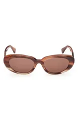 マックスマーラ レディース アクセサリー サングラス・アイウェア Max Mara 53mm Oval Sunglasses CARAMELのサムネイル