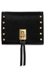レベッカミンコフ レディース アクセサリー 財布 レザー Rebecca Minkoff Darren Metro Leather Wallet BLACK ブラックのサムネイル