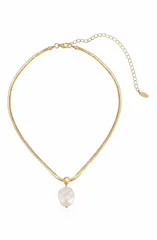 エティカ レディース アクセサリー ネックレス・チョーカー レース Ettika Cultu red Baroque Pearl Pendant Necklace GOLD ゴールドのサムネイル