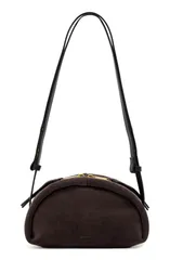 オールセインツ レディース バッグ スエード AllSaints Rosalie Arc Suede Crossbody Bag BURNT UMBE RED レッドのサムネイル