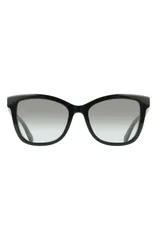 フェラガモ レディース アクセサリー サングラス・アイウェア FERRAGAMO 54mm Rectangle Sunglasses BLACK ブラックのサムネイル