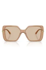 ジミーチュー レディース アクセサリー サングラス・アイウェア Jimmy Choo Pati 55mm Square Sunglasses TRANSPARENTAN LIGHT BROWN ブラウのサムネイル