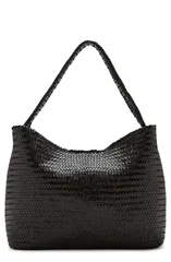 マンゴ レディース バッグ レザー MANGO Braided Leather Bucket Bag CHOCOLATE チョコレートのサムネイル