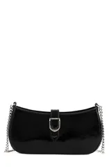 ザディグ エ ヴォルテール レディース バッグ レザー Zadig Voltaire Janis Leather Shoulder Bag BLACK ブラックのサムネイル