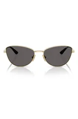 ヴォーグ レディース アクセサリー サングラス・アイウェア VOGUE 56mm Polarized Butterfly Sunglasses PALE GOLD ゴールドのサムネイル